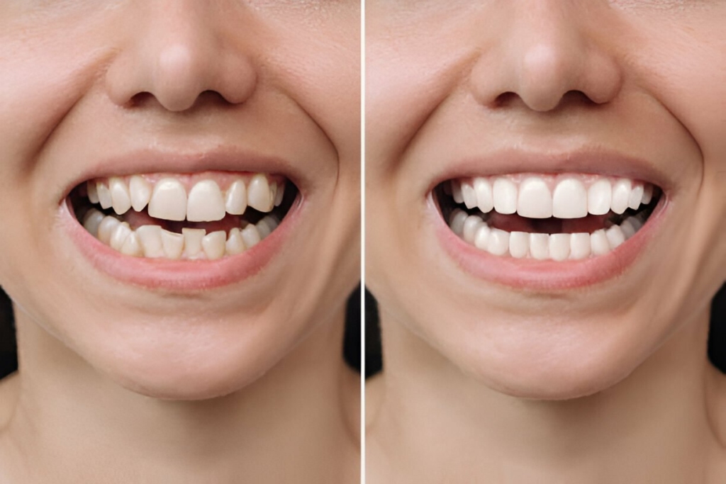 Before After Teeth Straightening